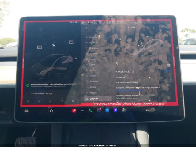 5YJ3E1EAXPF575448 Tesla Model 3 Rear-wheel Drive
