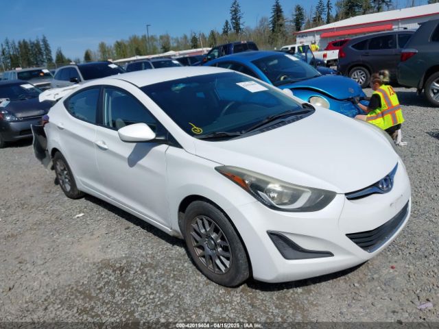 5NPDH4AE6GH674937 Hyundai ELANTRA SE