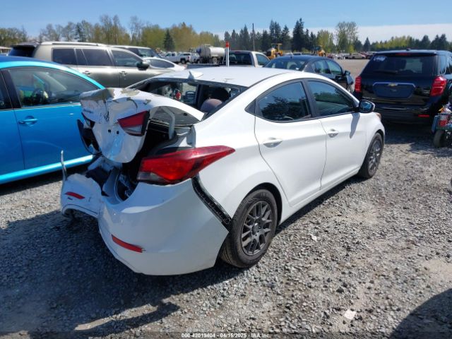 5NPDH4AE6GH674937 Hyundai ELANTRA SE