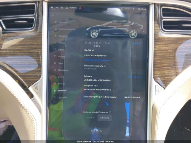 5YJSA1H13EFP56195 Tesla Model S P85