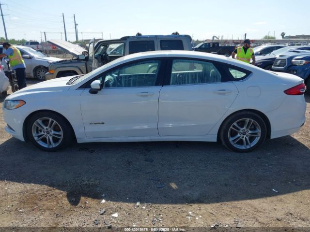 3FA6P0LU2JR155483 Ford Fusion Hybrid Se