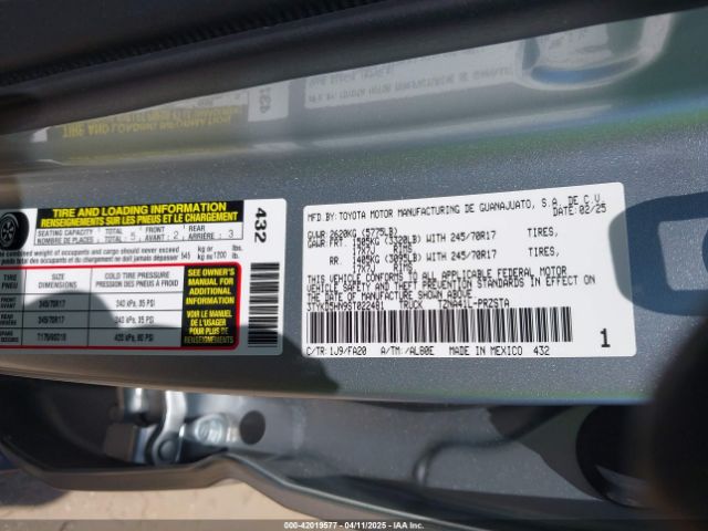 3TYKD5HN9ST022481 Toyota Tacoma Sr 2wd