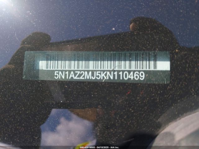 5N1AZ2MJ5KN110469 Nissan MURANO SV