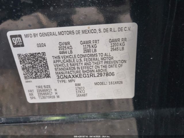 2024 CHEVROLET EQUINOX 3GNAXKEG1RL297806 Photo 8