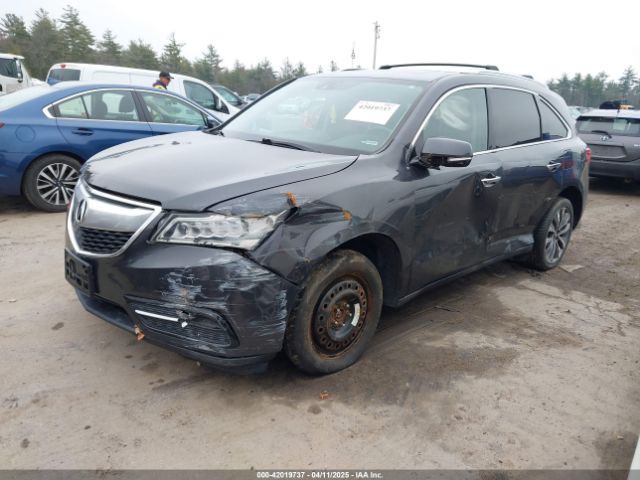 2014 ACURA MDX 5FRYD4H4XEB046657 Photo 1