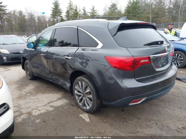 2014 ACURA MDX 5FRYD4H4XEB046657 Photo 2