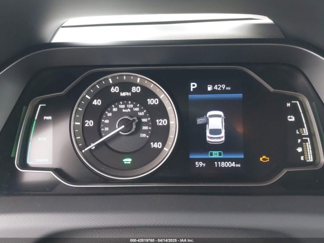 KMHC65LCXLU186010 Hyundai Ioniq Hybrid Blue