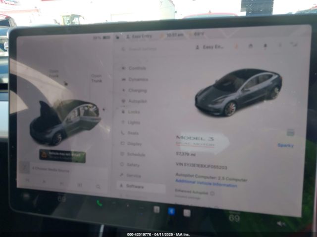 5YJ3E1EBXJF055203 Tesla Model 3 Long Range/performance