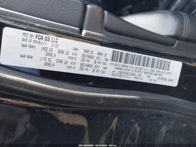 1C4RJFBT4KC730011 Jeep 2019