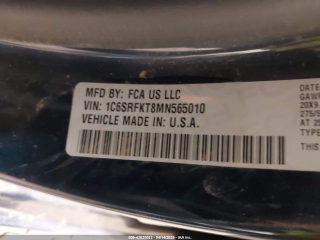 2021 RAM 1500 1C6SRFKT8MN565010 Photo 8