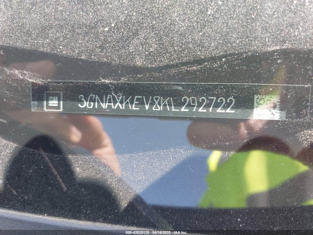 3GNAXKEV8KL292722 Chevrolet EQUINOX LT