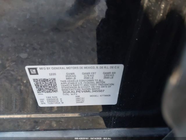 2021 GMC TERRAIN 3GKALPEV6ML345507 Photo 8