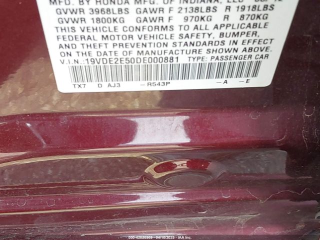 2013 ACURA ILX 19VDE2E50DE000881 Photo 8