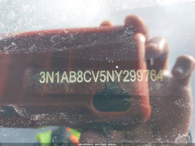 3N1AB8CV5NY299764 Nissan SENTRA SV