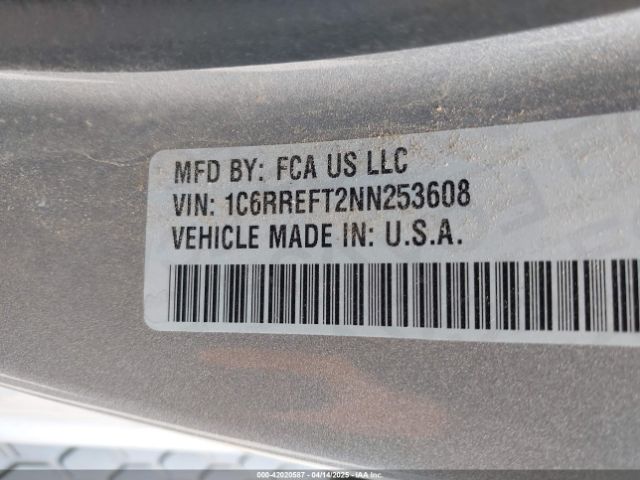 1C6RREFT2NN253608 RAM 1500 Big Horn  4x2 5'7 Box