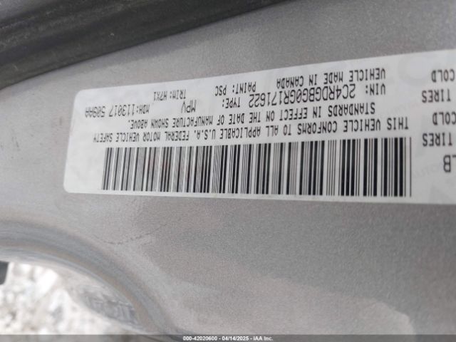 2C4RDGBG0GR171622 Dodge Grand Caravan American Value Pkg