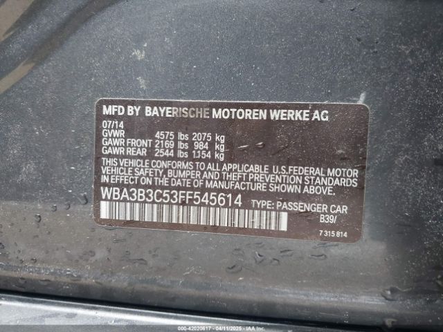 WBA3B3C53FF545614 BMW 328i Xdrive