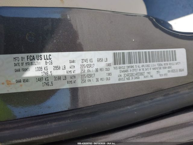2C4RDGBG1HR558827 Dodge Grand Caravan Se