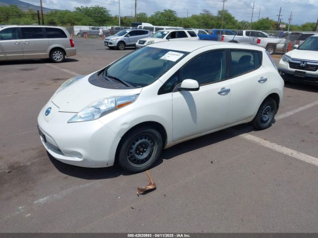 1N4AZ0CP6FC332749 Nissan LEAF S
