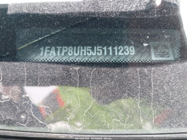 1FATP8UH5J5111239 Ford Mustang Ecoboost Premium