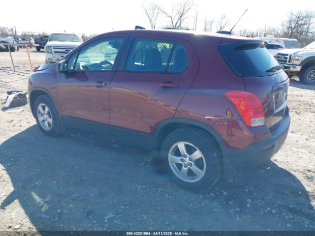 3GNCJNSB4GL165348 Chevrolet Trax 1ls