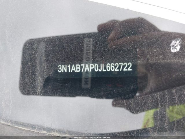 3N1AB7AP0JL662722 Nissan SENTRA SV