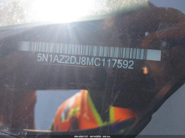 5N1AZ2DJ8MC117592 Nissan Murano Platinum Fwd