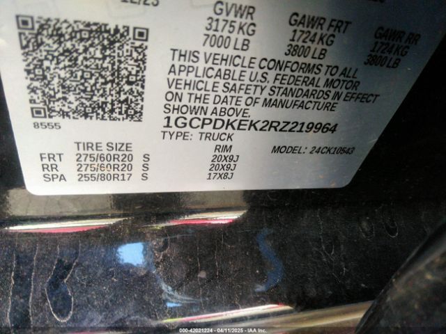 2024 CHEVROLET SILVERADO 1500 1GCPDKEK2RZ219964 Photo 8