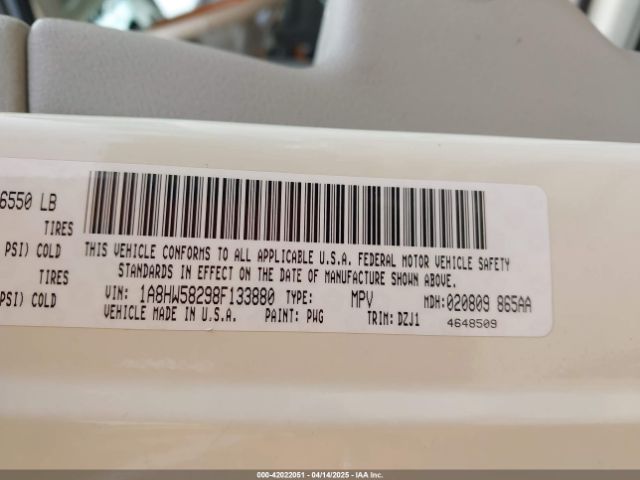 2008 CHRYSLER ASPEN 1A8HW58298F133880 Photo 8