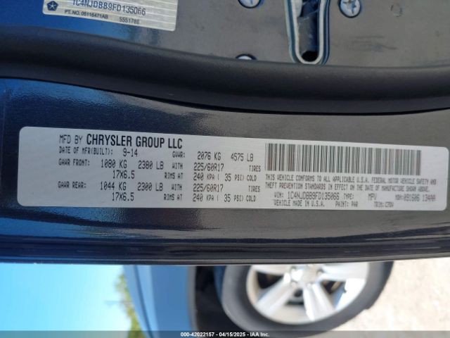 1C4NJDBB9FD135066 Jeep Compass Sport