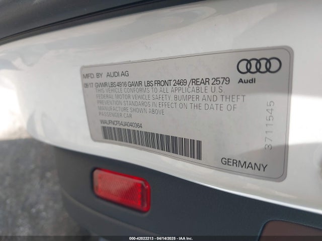 2018 AUDI A5 WAUFNCF54JA040364 Photo 8