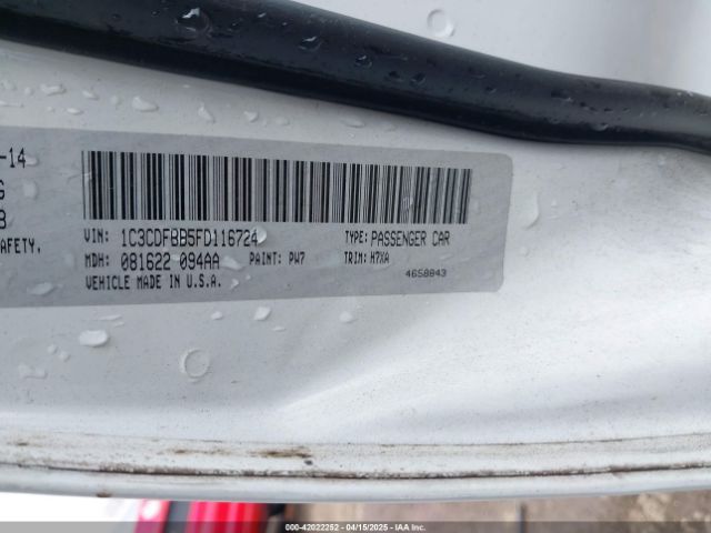 1C3CDFBB5FD116724 Dodge DART SXT