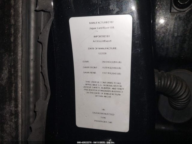 2010 JAGUAR XF SAJXA0GB9ALR72622 Photo 8