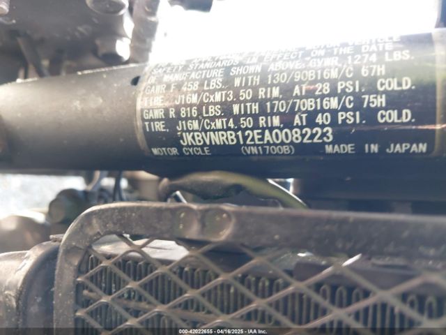 2014 KAWASAKI VN1700 JKBVNRB12EA008223 Photo 9