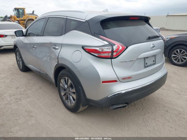 5N1AZ2MGXFN229502 Nissan MURANO SL
