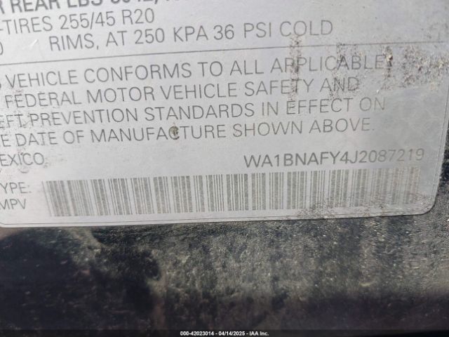 2018 AUDI Q5 WA1BNAFY4J2087219 Photo 8