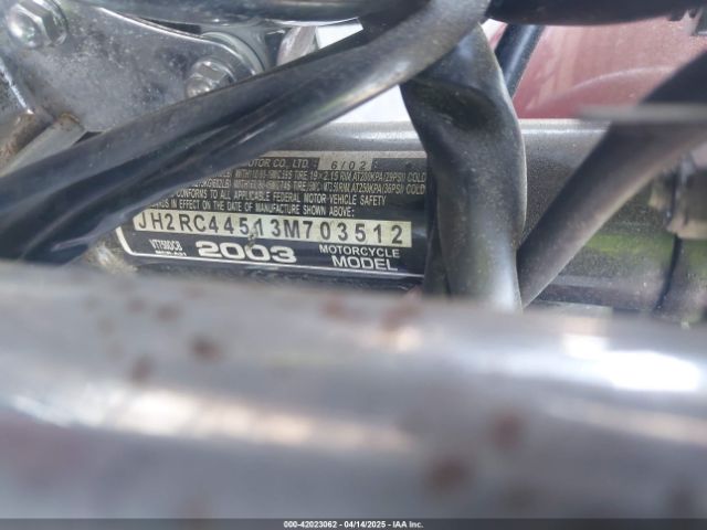 2003 HONDA VT750 JH2RC44513M703512 Photo 8