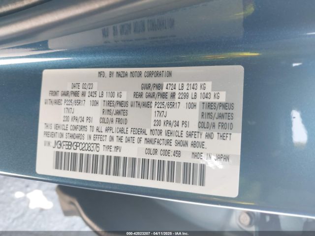 JM3KFBBM3P0208376 Mazda Cx-5 2.5 S Select