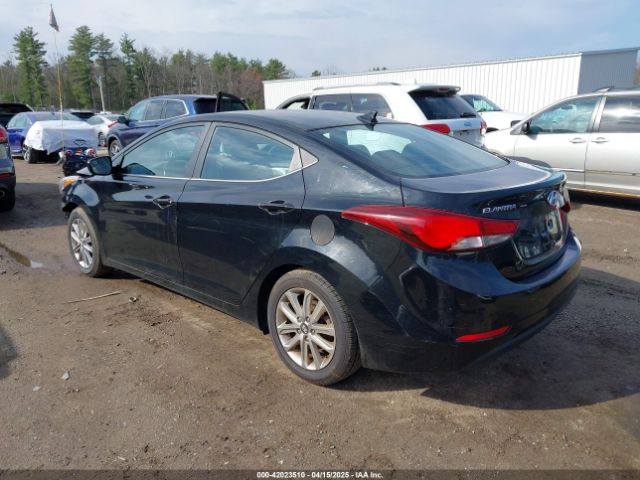KMHDH4AE6FU260301 Hyundai ELANTRA SE