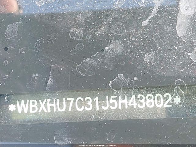 WBXHU7C31J5H43802 BMW X1 Sdrive28i