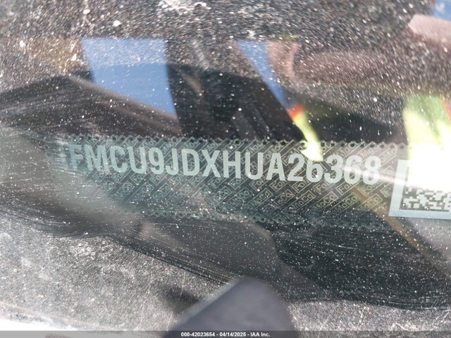 1FMCU9JDXHUA26368 Ford gtdi sigma w/premium fuel