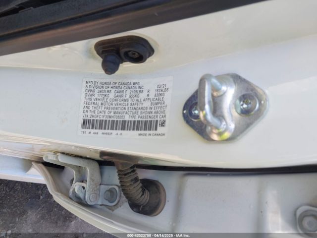 2HGFC1F30MH705053 Honda CIVIC EX