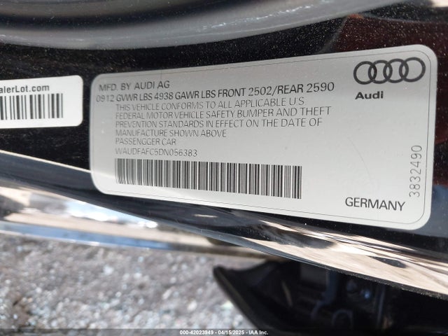2013 AUDI A6 WAUDFAFC5DN056383 Photo 8