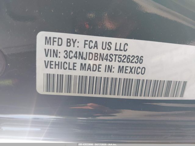 3C4NJDBN4ST526236 Jeep Compass