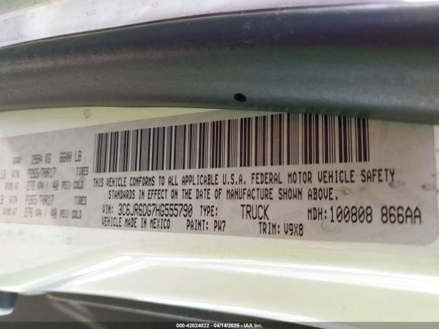 3C6JR6DG7HG555790 RAM 1500 Tradesman