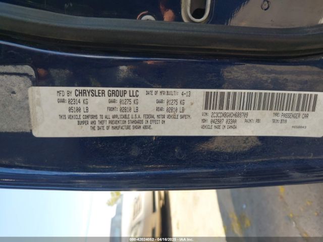 2013 DODGE CHARGER 2C3CDXBG0DH689709 Photo 8