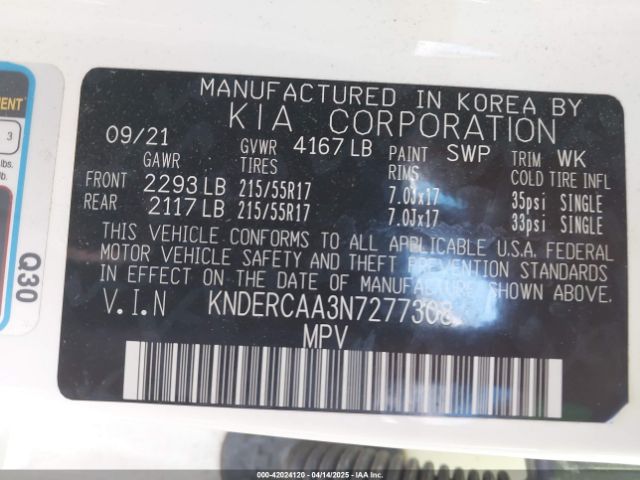 2022 KIA SELTOS KNDERCAA3N7277308 Photo 8