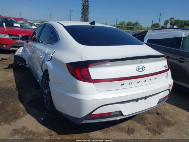 KMHL24JJ2MA033437 Hyundai Sonata Blue