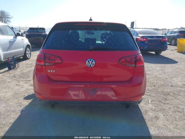 3VW5T7AUXGM069287 Volkswagen Golf Gti S 4-door