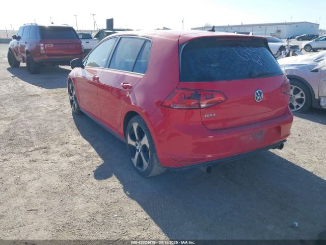 3VW5T7AUXGM069287 Volkswagen Golf Gti S 4-door